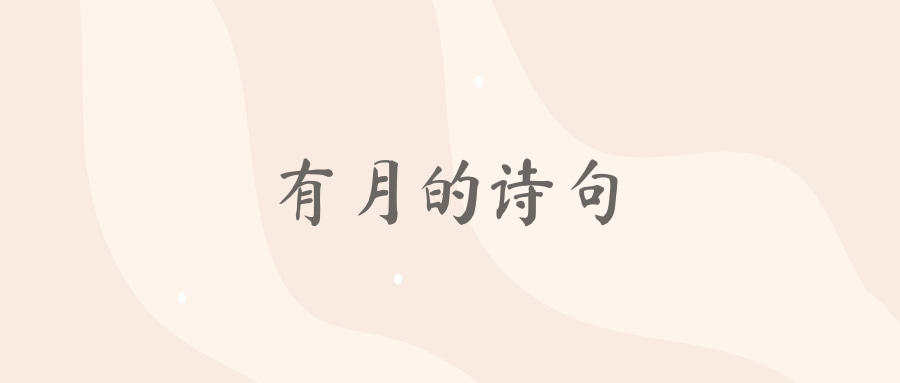 有月的诗句(有月的诗句有哪些)