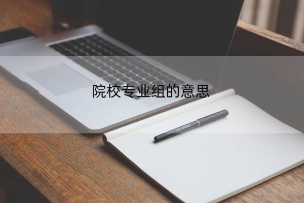 院校专业组的意思 
