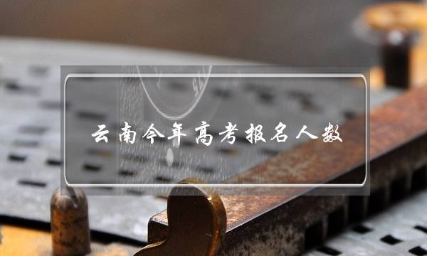 云南今年高考报名人数(云南省考晒分)