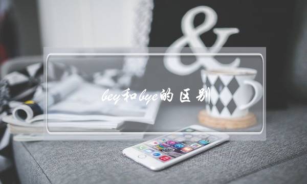 bey和bye的区别(bey是再见的意思吗)