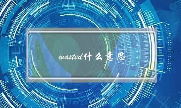 wasted什么意思(wasted的中文)