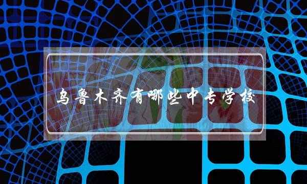 乌鲁木齐有哪些中专学校(乌鲁木齐中专职业学校有哪些)