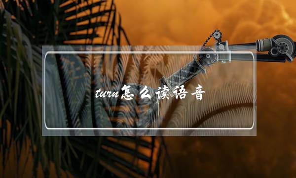 turn怎么读语音(ground怎么读语音)