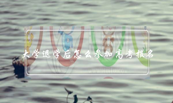 大学退学后怎么参加高考报名(学籍没了还想上学怎么办)
