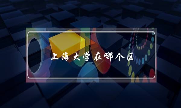 上海大学在哪个区(上海大学宝山校区地址)