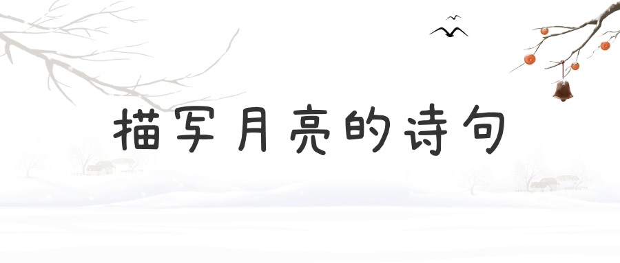 描写月亮的诗句(描写月亮的诗句有哪些)
