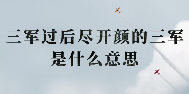 三军过后尽开颜的三军是什么意思(三军过后尽开颜的三军是什么意思仪仗队近几年征兵地区)_1