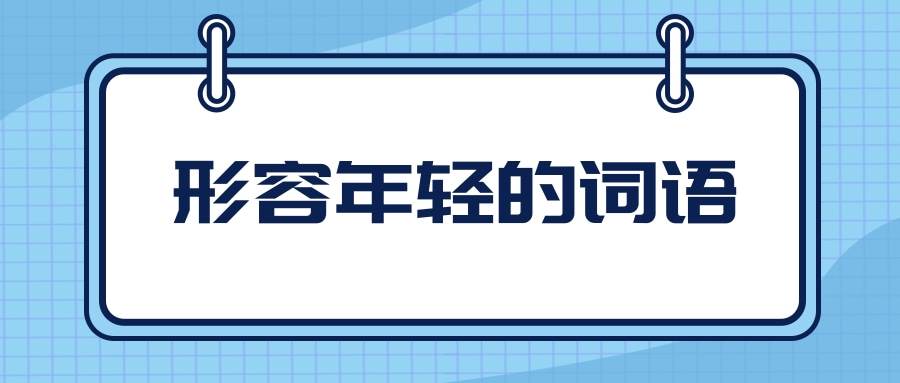 形容年轻的词语(形容年轻的词语有哪些)