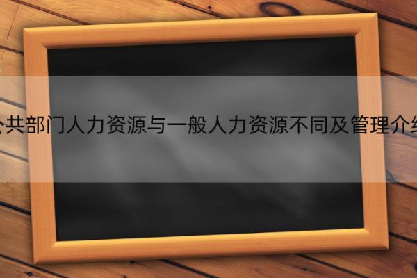 公共部门人力资源与一般人力资源不同及管理介绍 公共部门人力资源与一般人力资源不同及管理介绍 公共部门人力资源与一般人力资源不同及管理介绍 公共部门人力资源与一般人力资源不同及管理介绍